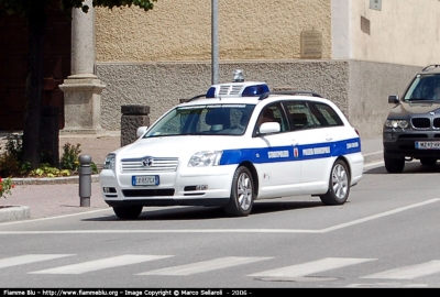 Toyota Avensis Wagon II serie
Polizia Municipale - Stadtpolizei
Brunico - Bruneck (BZ)
Parole chiave: Trentino_Alto_Adige Polizia_Locale