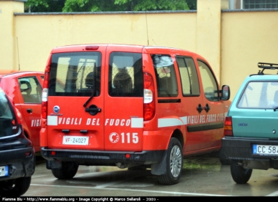 Fiat Doblò II serie
Vigili del Fuoco 
Comando Provinciale Pavia
VF 24027
Parole chiave: Lombardia PV 