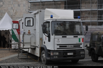 Iveco EuroCargo 120E18 I serie
Marina Militare
Centro Trasfusionale M.M.
La Spezia
Allestito MAF
MM AT333

Parole chiave: Iveco EuroCargo_120E18_Iserie MMAT333