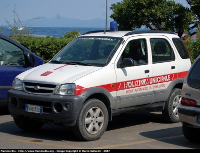 Daihatsu Terios II serie
Polizia Municipale Monte Argentario GR
Parole chiave: Toscana (GR) Polizie Locali