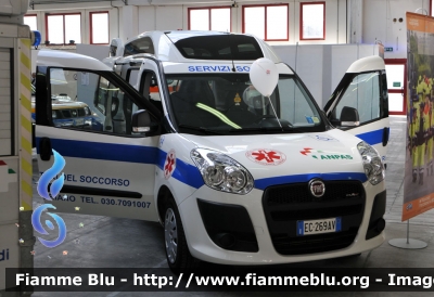 Fiat Doblò III serie
Pubblica Assistenza Gruppo Volontari del Soccorso Roccafranca Ludriano BS
Parole chiave: Lombardia (BS) Servizi_sociali Fiat Doblò_IIIserie Reas_2011