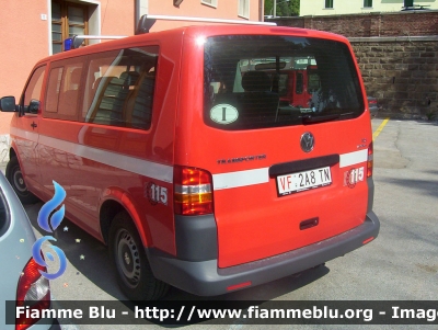 Volkswagen Transporter T5 
Vigili del Fuoco
Unione distrettuale della Valsugana e Tesino (TN)
VF 2A8 TN
Parole chiave: Volkswagen Transporter_T5 VF2A8TN