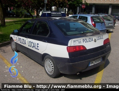 Alfa Romeo 146 II serie
Polizia Locale
Noventa di Piave (VE)
livrea aggiornata
Parole chiave: Alfa_Romeo 146_IIserie PL Noventa_Di_Piave VE Veneto