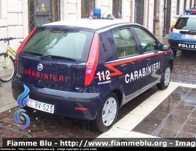 Fiat Punto III serie
Carabinieri
CC BV 523
Parole chiave: Fiat Punto_IIIserie CCBV523