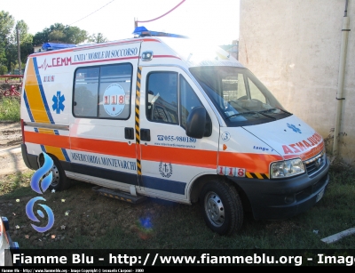 Fiat Ducato III serie
Ambulanza di tipo A
Allestimento Alessi & Becagli
Dismessa nel 2009
