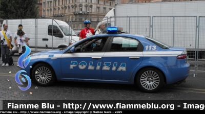 Alfa Romeo 159
Polizia di Stato
Polizia Stradale
Giro d'italia 2009
Polizia F7286
Parole chiave: Alfa_Romeo 159 PoliziaF7286