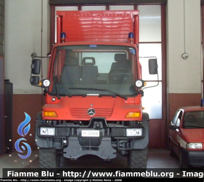 Mercedes-Benz Unimog U500
Vigili del Fuoco
Comando Provinciale di Milano
Autocarro con attrezzatura scarrabile
VF 22958
Parole chiave: Mercedes-Benz Unimog_U500 VF22958