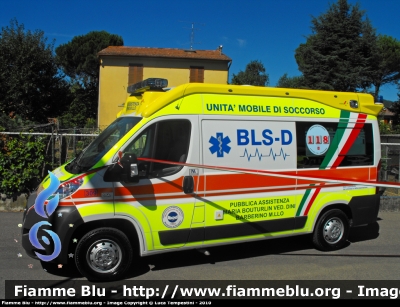 Fiat Ducato X250
Pubblica Assistenza Barberino del Mugello
Allestita Nepi
Parole chiave: Fiat Ducato_X250 118_Firenze Ambulanza