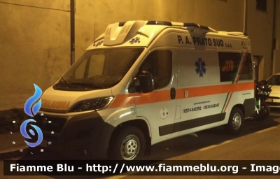 Fiat Ducato X290
Pubblica Assistenza Prato Sud
Allestita Alessi & Becagli
Parole chiave: Fiat Ducato_X290 Ambulanza