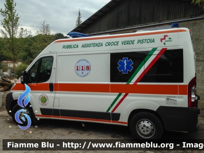 Fiat Ducato X250
Pubblica Assistenza
Croce Verde Pistoia (PT)
Sezione Serravalle Pistoiese
Allestita Mariani Fratelli
Parole chiave: Fiat Ducato_X250 Ambulanza