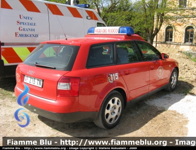 Audi A4 Avant III serie
Vigili del Fuoco
Federazione dei Corpi Volontari della provincia di Trento
VF Z15 TN
Parole chiave: Audi A4_Avant_IIIserie VFZ15TN