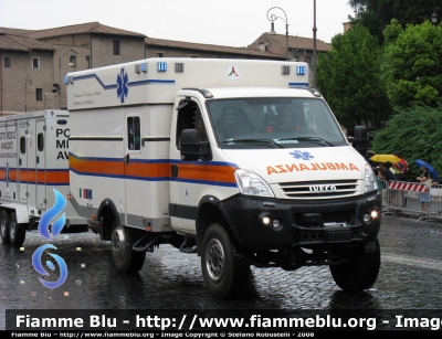 Iveco Daily 4x4 IV serie
Dipartimento della
Protezione Civile
(Ambulanza II versione)
DPC A0164
Parole chiave: Iveco Daily_4x4_IVserie DPCA0164 ambulanza ltv_medivan protezione_civile festa_repubblica_2008