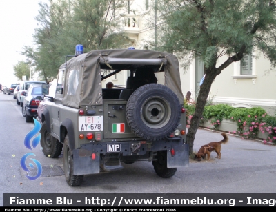 Land Rover Defender 90
Carabinieri
Polizia Militare presso l'Esercito
EI AY 678
Parole chiave: Land_Rover Defender90 EIAY678