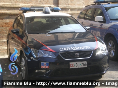 Seat Leon III serie 
Carabinieri
Nucleo Operativo RadioMobile Pesaro
Versione con Stanag
CC DJ 766
Allestita Nuova Carrozzeria Torinese
Decorazione Grafica Artlantis
Parole chiave: Seat Leon_IIIserie CCDJ766