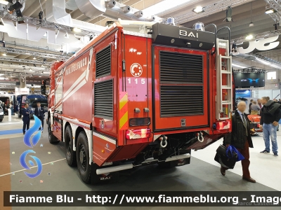 Scania XT P500 6x6
Vigili del Fuoco
Antincendio Aeroportuale
AutoIdroSchiumaPolvere Efestus X6 allestimento Bai
Esposta al Transpotec 2019 
Parole chiave: Scania XT_P500_6x6 Transpotec_2019