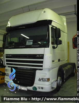 Daf XF105.460 I serie
Vigili del Fuoco
Comando Provinciale di Venezia
Distaccamento Permanente di Mestre (VE)
mezzo sequestrato e in attesa di essere reimmatricolato nei VVF

Si ringrazia per la disponibilità tutto il personale del Comando
Parole chiave: Daf XF105.460_Iserie