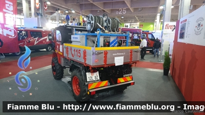 Mercedes-Benz Unimog U411.119
Vigili del Fuoco
Unione Distrettuale di Bolzano
Corpo Volontario di Oltrisarco Aslago - Bolzano
Freiwillige Feuerwehr Oberau Haslach - Bozen
Modulo Antincendio Kofler Fahrzeugbau
VF 1ZL BZ
Esposto al Civil Protect 2016
Parole chiave: Mercedes-Benz Unimog_U411.119 Civil_Protect_2016