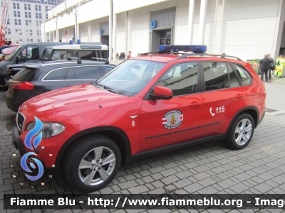 Bmw X5 II serie
Vigili del Fuoco
Corpo Permanente di Bolzano
Berufsfeuerwehr Bozen
Veicolo Comando Intervento
VF 008 BZ
Parole chiave: Bmw X5_IIserie VF008BZ Civil_Protect_2013