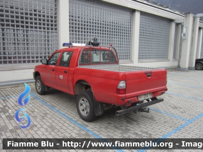 Mitsubishi L200 III serie
Vigili del Fuoco
Unione Distrettuale di Cles
Corpo Volontario di Preghena (TN)
VF Z04 TN
Parole chiave: Mitsubishi L200_IIIserie VFZ04TN Civil_Protect_2013