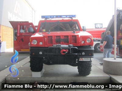 Iveco LMV Lince
Vigili del Fuoco
Corpo Permanente di Bolzano
Berufsfeuerwehr Bozen
Veicolo con allestimento Magirus - Pichler dotato di generatore da 50 kW installato tra motore e cambio
Esposto all'Interschutz 2015
Parole chiave: Iveco LMV_Lince Interschutz_2015