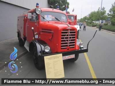 Borgward B 522 A-O
Bundesrepublik Deutschland - Germany - Germania
Freiwillige Feuerwehr Nordstemmen
Automezzo storico allestimento Ziegler
Esposto all'Interschutz 2015
Parole chiave: Borgward B_522_A-O Interschutz_2015