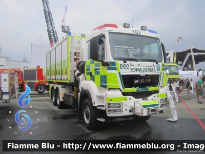 Man TGS 33.480 6x6 I serie
Qatar
Hamad Medical Corporation
Allestimento Rosenbauer
Esposto all'Interschutz 2015
Parole chiave: Man TGS_33.480_6x6_Iserie Interschutz_2015