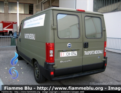 Fiat Ducato III Serie
Esercito Italiano
Stabilimento Chimico Farmaceutico Militare Firenze
Trasporto Medicinali
EI CH094
Parole chiave: Fiat_Ducato_III_serie_trasporto_farmaci_Esercito_Italiano_EICH094