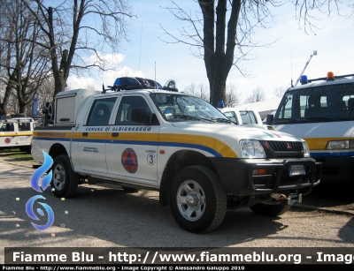 Mitsubishi L200 Double Cab III serie
Protezione Civile
Gruppo Comunale di 
Albignasego ( PD )
Parole chiave: Mitsubishi L200_Double_Cab_IIIserie PC_Albignasego_PD XI_Meeting_PC_Lonigo_VI