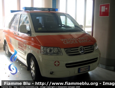 Volkswagen Transporter T5
Weisses Kreuz Bozen
Croce Bianca Bolzano
Automedica/NEF
"Notarzt"
WK 449
PC ZS0FN
Parole chiave: Volkswagen Transporter_T5 Croce_Bianca_Bolzano Automedica PCZS0FN