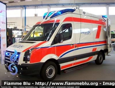 Volkswagen Crafter I serie
Ambulanza dimostrativa
allestita Ambulanz Mobile 
modello "Delfis Zwei"
In esposizione al REAS 2010
presso lo stand THASA
Parole chiave: Volkswagen Crafter_Iserie Ambulanza REAS_2010