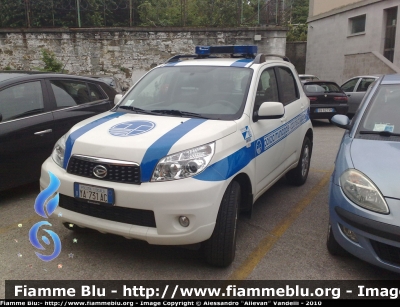 Daihatsu Terios II serie
Polizia Locale - Obcinscka Policija San Dorlingo della Valle (TS)
livrea Polizia Municipale
POLIZIA LOCALE YA731AC
Parole chiave: Daihatsu Terios_IIserie PoliziaLocaleYA731AC