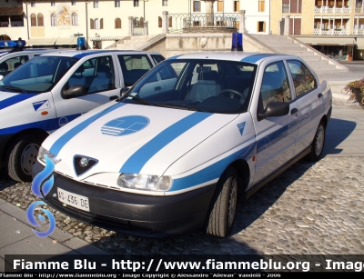 Alfa Romeo 146 I serie
PM Brugnera. Livrea  Polizia Comunale.
Parole chiave: Alfa_Romeo 146_Iserie PM Brugnera