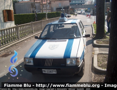 Fiat Uno I serie
PM Pordenone. Livrea Polizia Comunale.
Parole chiave: Fiat Uno_Iserie PM Pordenone