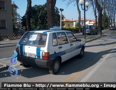 Fiat Uno I serie
PM Pordenone. Livrea Polizia Comunale.
Parole chiave: Fiat Uno_Iserie PM Pordenone