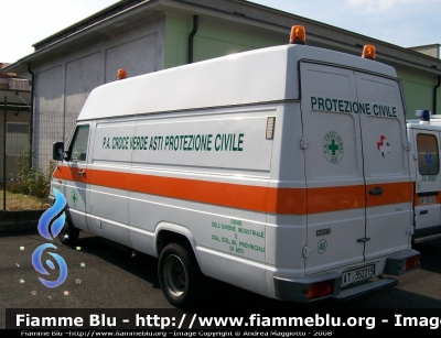 Iveco Daily 35-10 II serie
Croce Verde Asti sez. Protezione Civile
Automezzo n°49
Mezzo per trasporto materiale
Parole chiave: Iveco Daily_35-10_IIserie ANPAS Croce_Verde Asti Piemonte