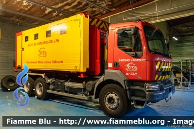 Renault Kerax 420 6x4
France - Francia
Sapeur Pompiers SDIS 83 - Du Var
Cavalaire - VPCE
Scarrabile "Détachement d'Intervention Heliporte"
Parole chiave: Renault Kerax_420_6x4