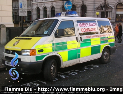 Volkswagen Transporter T4
Great Britain - Gran Bretagna
 London Ambulance 
 Posto di comando mobile
Parole chiave: Wolksvagen Transporter_T4 comando mobile