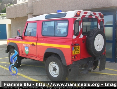 Land Rover Defender 90
France - Francia
Veicolo fuoristrada leggero dei Sapeurs Pompiers di Perros Guirec
s.d.i.s. 22
Parole chiave: Land_Rover Defender_90 Sapeurs_Pompiers Perros_Guirec