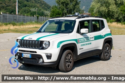 Jeep Renegade restyle
Polizia Municipale
Comune di Luserna San Giovanni (TO)
POLIZIA LOCALE YA 226 AA
Parole chiave: Jeep Renegade_restyle