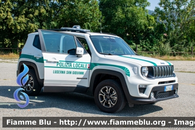 Jeep Renegade restyle
Polizia Municipale
Comune di Luserna San Giovanni (TO)
POLIZIA LOCALE YA 226 AA
Parole chiave: Jeep Renegade_restyle