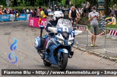 Yamaha FJR 1300 II serie
Polizia di Stato
Polizia Stradale
Allestimento Elevox
in scorta al Giro d'Italia 2021
Moto "8"
Parole chiave: Yamaha FJR_1300_IIserie Giro_D_Italia_2021