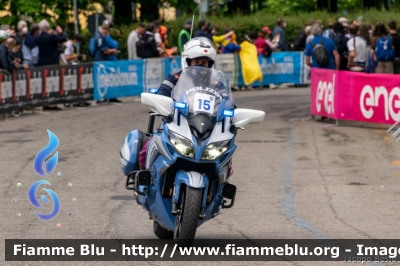 Yamaha FJR 1300 II serie
Polizia di Stato
Polizia Stradale
Allestimento Elevox
POLIZIA G3104
in scorta al Giro d'Italia 2021
Moto "15"
Parole chiave: Yamaha FJR_1300_IIserie POLIZIAG3104 Giro_D_Italia_2021