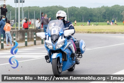 Yamaha FJR 1300 II serie
Polizia di Stato
Polizia Stradale
Allestimento Elevox
in scorta al Giro d'Italia 2021
Moto "8"
Parole chiave: Yamaha FJR_1300_IIserie Giro_D_Italia_2021