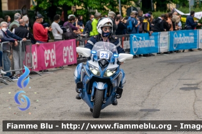 Yamaha FJR 1300 II serie
Polizia di Stato
Polizia Stradale
Allestimento Elevox
POLIZIA G3099
in scorta al Giro d'Italia 2021
Moto "23"
Parole chiave: Yamaha FJR_1300_IIserie POLIZIAG3099 Giro_D_Italia_2021