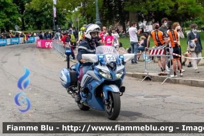 Yamaha FJR 1300 II serie
Polizia di Stato
Polizia Stradale
Allestimento Elevox
POLIZIA G3100
in scorta al Giro d'Italia 2021
Moto "21"
Parole chiave: Yamaha FJR_1300_IIserie POLIZIAG3100 Giro_D_Italia_2021