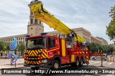 Scania P
France - Francia
S.D.M.I.S. 69 - Rhône et de la métropole de Lyon
Bras Élévateur Aérien F 55 RPX allestimento Bronto Skylift 
Parole chiave: Scania P