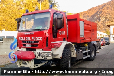 Iveco EuroCargo 150E30 4x4 III serie
Vigili del Fuoco
Comando Provinciale di Torino
Autocarro Scarrabile Allestimento Magirus-Molinari
VF27651

Qui fotografato a Caprie durante l'emergenza incendi boschivi ottobre/novembre 2017 in Piemonte.
Parole chiave: Iveco EuroCargo_150E30_4x4_III_serie VF27651