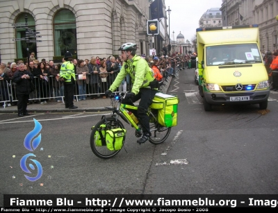 Bicicletta
Great Britain - Gran Bretagna
 Order of St. John London
 Bici-medica 
Parole chiave: Bici london ambulance St. John