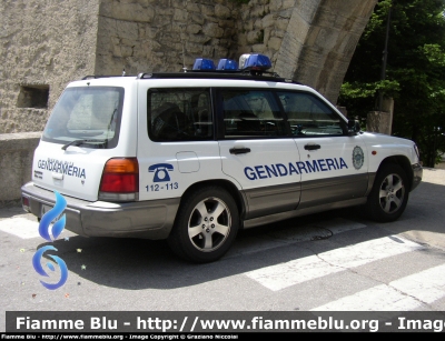 Subaru Forester II serie
Repubblica di San Marino 
Gendarmeria 
RSM Polizia 112
Parole chiave: Subaru Forester_IIserie RSM_Polizia_112