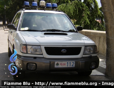 Subaru Forester II serie
Repubblica di San Marino 
Gendarmeria 
RSM Polizia 112
Parole chiave: Subaru Forester_IIserie RSM_Polizia_112